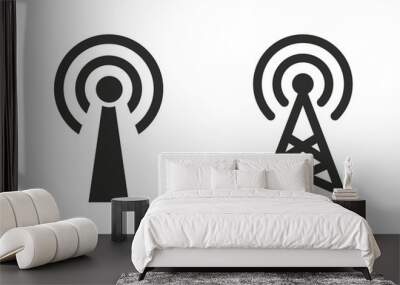 Communication tower - vector icon. Wall mural