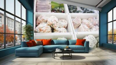 frozen vegetables Wall mural