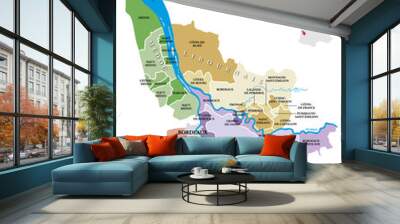 vignoble de bordeaux Wall mural