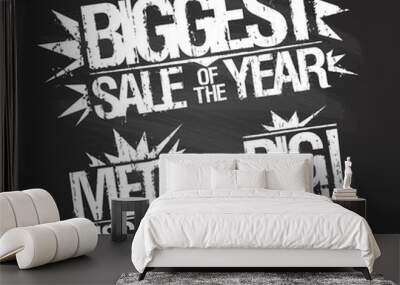 Biggest sale stamp set - biggest sale of the year, mega discounts and big deal stamp Wall mural