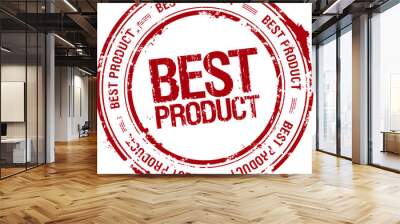 vector best product leader stamp Wall mural