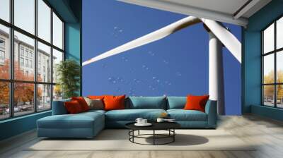 Wind Turbines with many bubbles             Wall mural