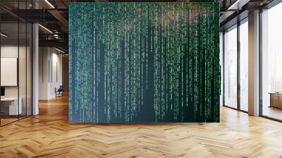 Matrix background Wall mural