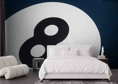 number 8 Wall mural