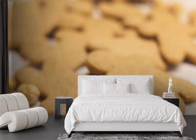 Homemade hazelnut cookies Wall mural