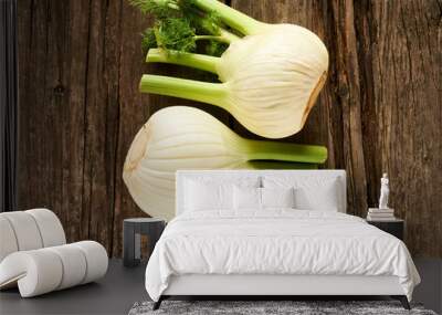 Fresh and tasty fennel Wall mural