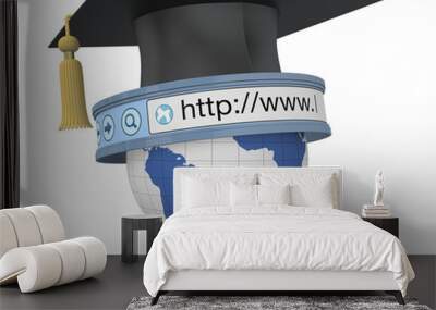 online education Wall mural