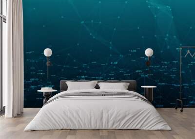 technology abstract concept Wall mural