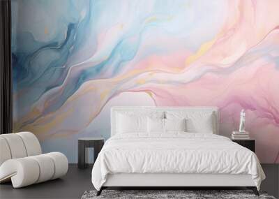 Abstract watercolor paint background illustration Wall mural