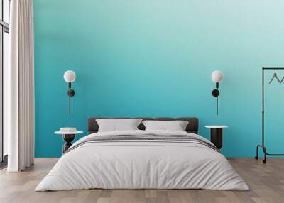 Aquamarine Gradient Background Wall mural