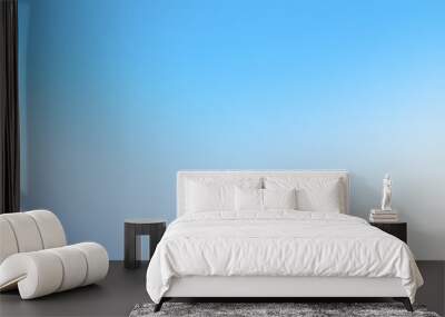 baby blue gradient background Wall mural