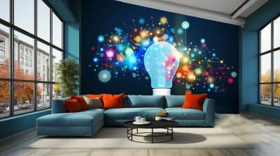 Business idea concept Wall mural