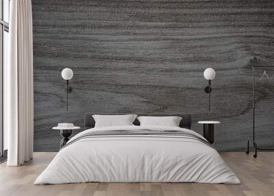 Gray wood surface background, with natural pattern. Wall mural