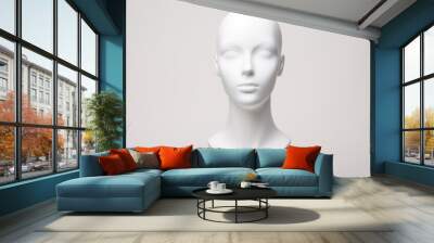 mannequin head profile Wall mural