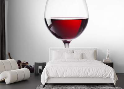 red wine and grapes Wall mural