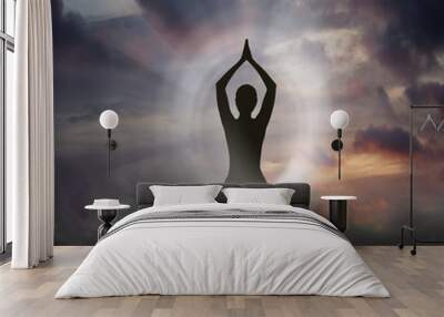 yoga and spirituality Wall mural