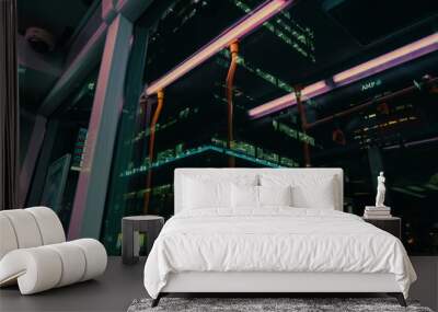 Abstract architecture building structure background Wall mural