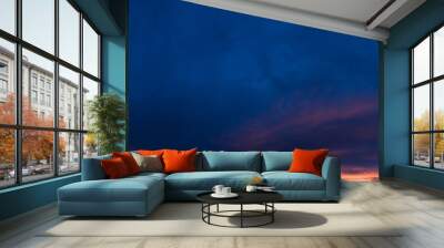 dramatic night sky Wall mural