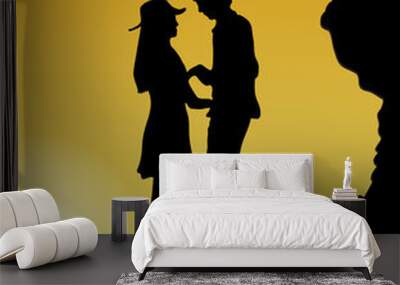 couple Wall mural