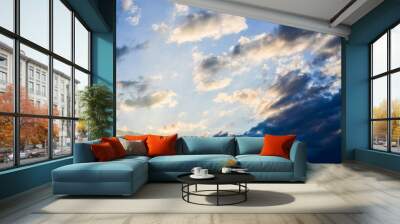 Sky and Clouds_01 Wall mural