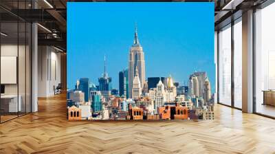 manhattan, new york city. usa. Wall mural