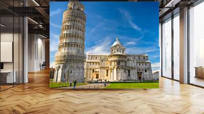 Pisa, Piazza dei miracoli. Wall mural