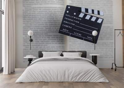 Movies adapted from books, cinema concept Wall mural