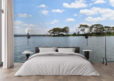 Tropical lake in Kenya Wall mural