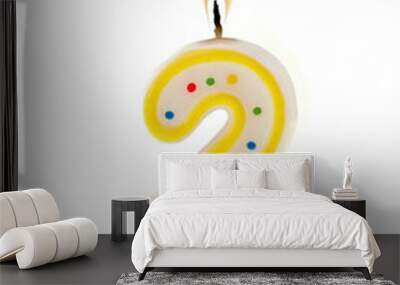 number candles Wall mural