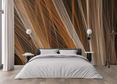 abstract line pattern texture color brown Wall mural