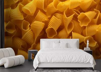 Pasta abstract texture background Ai Generative Wall mural