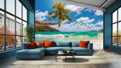 Paradise beach. Wall mural