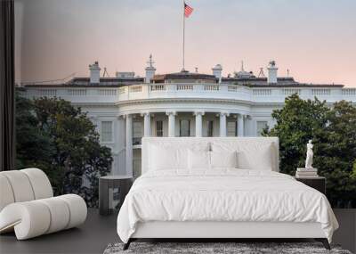 The White House in Washington DC  Wall mural