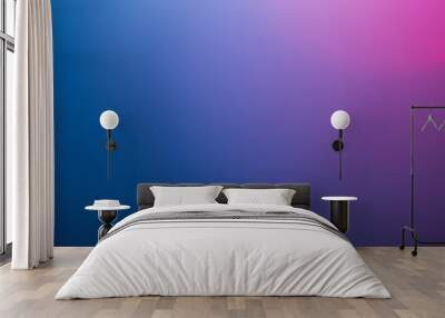 abstract natural purple-blue-cyan gradient photographic blur background Wall mural