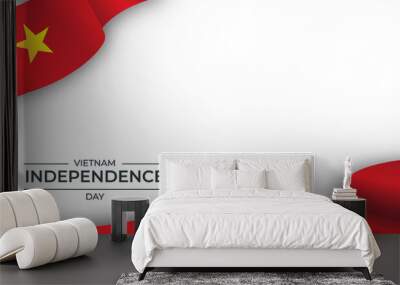 Vietnam independence day illustration design Wall mural