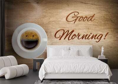 happy morning coffee Wall mural