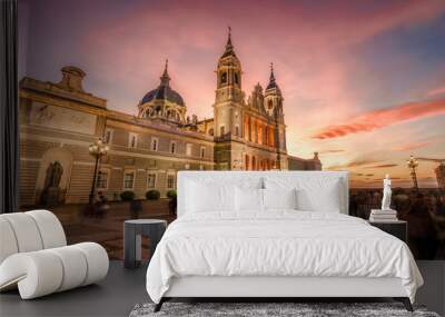 The Cathedral of Madrid Wall mural