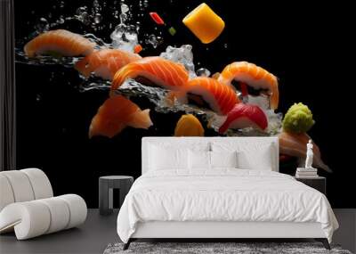 goldfish in water Wall mural