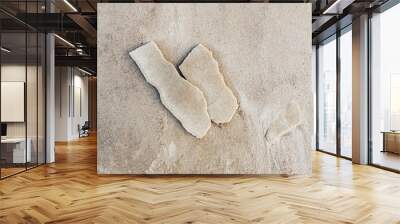 Sand beach background. Wall mural