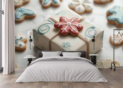 The Gift of Winter Cookies Wall mural