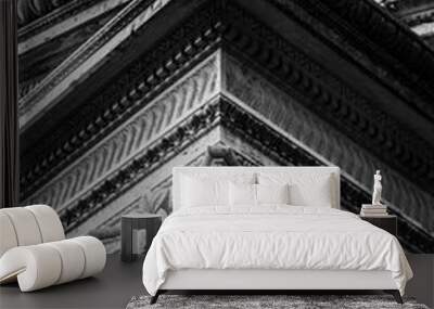 Black and white architecture Wall mural