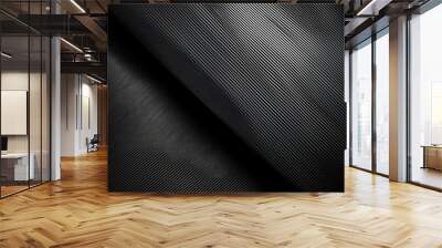 Carbon fiber texture. New technology background Wall mural