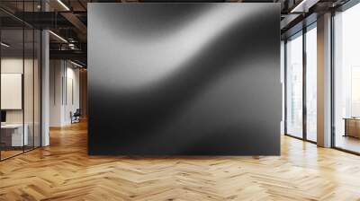 grey black wave , template empty space color gradient rough abstract background shine bright light a Wall mural