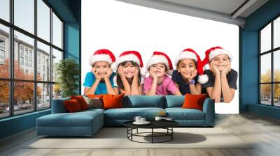 Kids and Christmas Wall mural