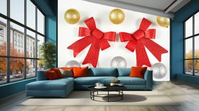 Merry Christmas, Christmas balls, Christmas decoration Wall mural