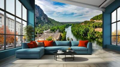 The García Sola Reservoir, created by damming the Guadiana river, is located in the town of Talarrubias in the autonomous community of Extremadura Wall mural