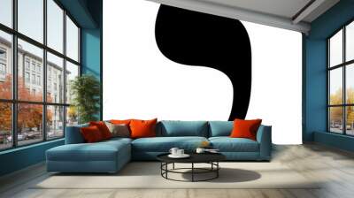 Hebrew letter Yod Wall mural