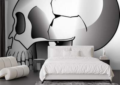 Skull Wall mural