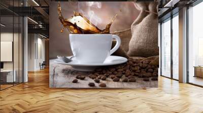 Coffee cup Wall mural