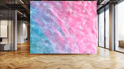 Freeze motion of splashing neon water surface Wall mural